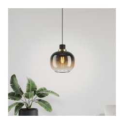 Lustră pe cablu OILELLA 1xE27/40W/230V maro Eglo 99614