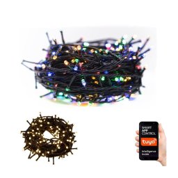 Immax NEO 07756L - Ghirlandă LED RGBW de exterior, 400 LED-uri, 10 moduri de iluminare, 43 m, IP44, Wi‑Fi (Tuya)