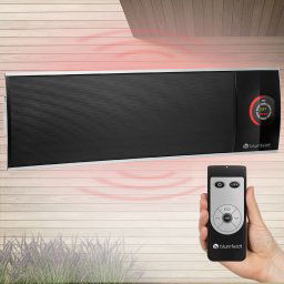 Blumfeldt COSMICBEAMULTRA, radiator de căldură infraroșu, 2200 w, ipx4, telecomandă, negru (ACO7-CosmicBeamUltra)