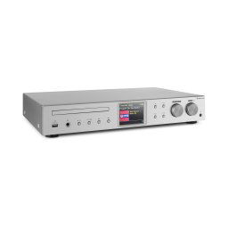 Auna iTuner, receptor Hi-Fi Internet / DAB + / Radio FM CD player WiFi argintiu (MG2 - iTuner CD SI)