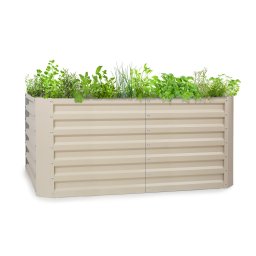 Blumfeldt Blum High Grow Straight, pat ridicat, 120 x 60 x 60 cm, 432 litri, oțel (GDMB4-HighGrow120-BE)