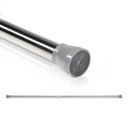 Blumfeldt Stamina S, tijă telescopică, pentru perdea de duș, 70 - 120 cm, antiderapantă (Chrome S)