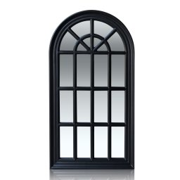 Casa Chic Savile Oglindă gream francez Rama din lemn 86 x 46 cm (MIR-WIN-46X86-BLK)