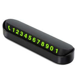 Suport numar de telefon, pentru autoturisme, negru