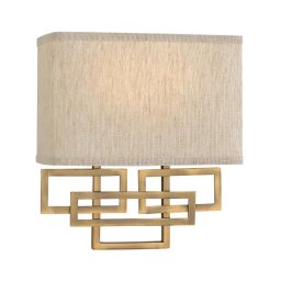 Hinkley HK-LANZA2-BR - Aplică de perete LANZA, 2xE14/40W/230V, finisaj bronz