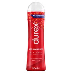 Durex Play Capsuni Nerusinate Gel Lubrifiant cu Aroma de Capsuni pentru Senzatii Dulci 50 ml - editie Germania