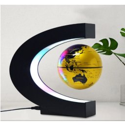 Glob Pamantesc Levitatie Magnetic cu leduri + Bonus 1: Cravata Grazie Filipetti + Bonus 2: Perpetuum Mobile