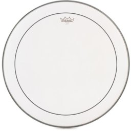 Remo Pinstripe White Coated Bass Drum 22