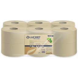 Hartie igienica, Jumbo Econatural, 19J, 12 role/bax, 812276, Lucart