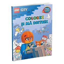 Lego City: Colorez si ma distrez. Carte de colorat