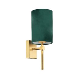 Lampă de masă ABRUZZO 1xE14/7W/230V alamă/verde Argon 8109