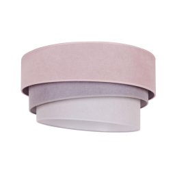 Duolla - Plafonieră TRIO 1xE27/15W/230V d. 45 cm roz/gri/alb