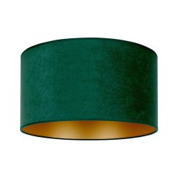 Duolla - Plafonieră ROLLER 1xE27/15W/230V d. 40 cm verde închis/aurie