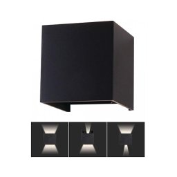 Aplică LED de exterior LED/11W/230V 4000K IP65 neagră