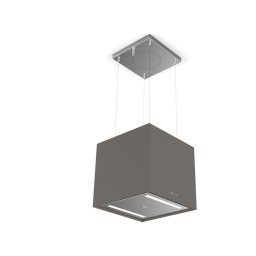 Hota insula cub Faber SOFT CUBE GREY LONDON F40 345.0607.589, 680 m3h, 69 dB, Filtru aluminiu, Gri