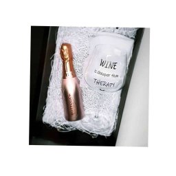 Pachet Cadou cu pahar din Cristal Bohemia gravat laser - KLTM212003