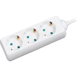 Prelungitor PRELUNGITOR LOGILINK 3 x prize Schuko, 1.4m, 16A, white, "LPS205
