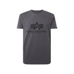 ALPHA INDUSTRIES Tricou gri închis / negru