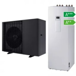 Pompa de caldura aer apa hidro-split R32 SAMSUNG ClimateHub HT Quiet AE080BXYDGG/EU - 8 kW, boiler 260 litri, trifazica