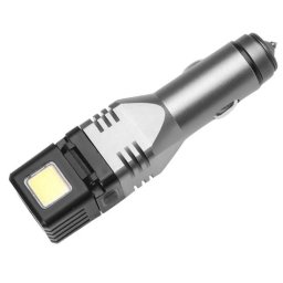 Incarcator auto 3 in 1 USB magnet lanterna COB