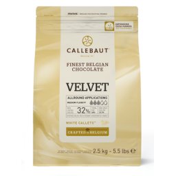 Ciocolata Alba 32% VELVET, 2.5 Kg, Callebaut