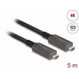 Cablu activ optic USB 3.2 Gen2 Type C 4K144Hz/60W T-T 5m, Delock 84146