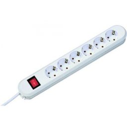 Prelungitor 6 prize Schuko 3m Alb, Bachmann B381.251KR