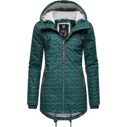 Ragwear Geacă de iarnă 'Zuzka' verde / verde deschis