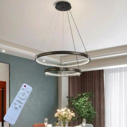 Lustra Led Pe Cablu Ajustabila 85W/3500Lm/3000K/4000K/6500K +Ir 400Mm X 600Mm