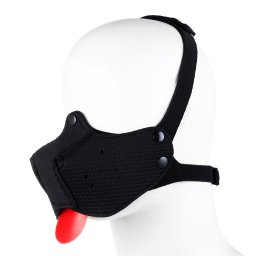 A-Gusto Neoprene Puppy Face Mask Black