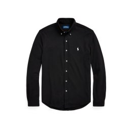 Polo Ralph Lauren Cămașă negru / alb