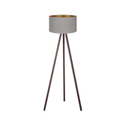 Lampadar VELVET 1xE27/60W/230V maro/gri Brilagi