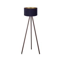 Lampadar VELVET 1xE27/60W/230V maro/albastru Brilagi