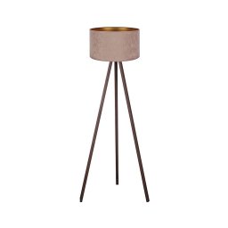 Lampadar VELVET 1xE27/60W/230V maro/bej Brilagi