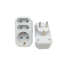 Triplu stecher 1x shuko+2xeuro alien