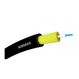 Cablu fibra optica AIRMAX microADSS 1J, G.657A2, 3mm, TPU 1 km