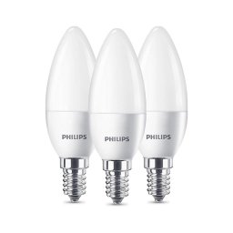 SET 3x LED Bec Philips B35 E14/5,5W/230V