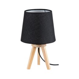 Lampă de masă LYCHEE 1xE14/25W/230V neagră Rabalux 2069