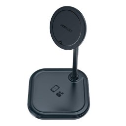 15W, Pentru iPhone, Cu suport AirPods, Gri