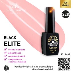 Oja semipermanenta BLACK ELITE, Global Fashion 8 ml, 228