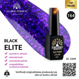 Oja semipermanenta BLACK ELITE, Global Fashion 8 ml, 164