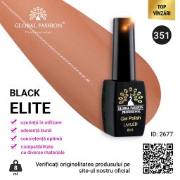 Oja semipermanenta BLACK ELITE, Global Fashion 8 ml, 351
