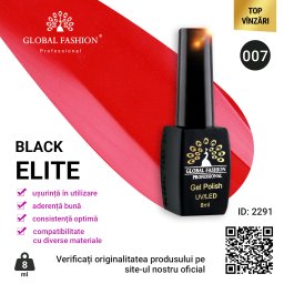 Oja semipermanenta BLACK ELITE, Global Fashion 8 ml, 007