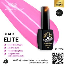 Oja semipermanenta Black Elite, Global Fashion 8 ml, 263