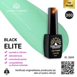 Oja semipermanenta Black Elite, Global Fashion 8 ml, 300
