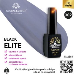 Oja semipermanenta BLACK ELITE, Global Fashion 8 ml, 302