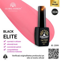 Oja semipermanenta Black Elite, Global Fashion 8 ml, 304