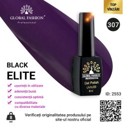 Oja semipermanenta Black Elite, Global Fashion 8 ml, 307