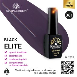Oja semipermanenta Black Elite, Global Fashion 8 ml, 361