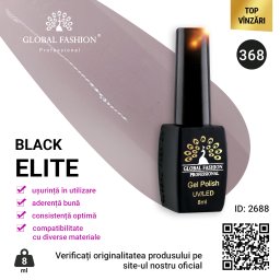 Oja semipermanenta Black Elite, Global Fashion 8 ml, 368